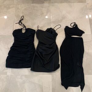 Set of black dresses xs/s